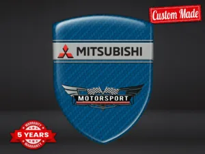 Mitsubishi Emblema En Relieve Máximo Resistente Elegante Pro